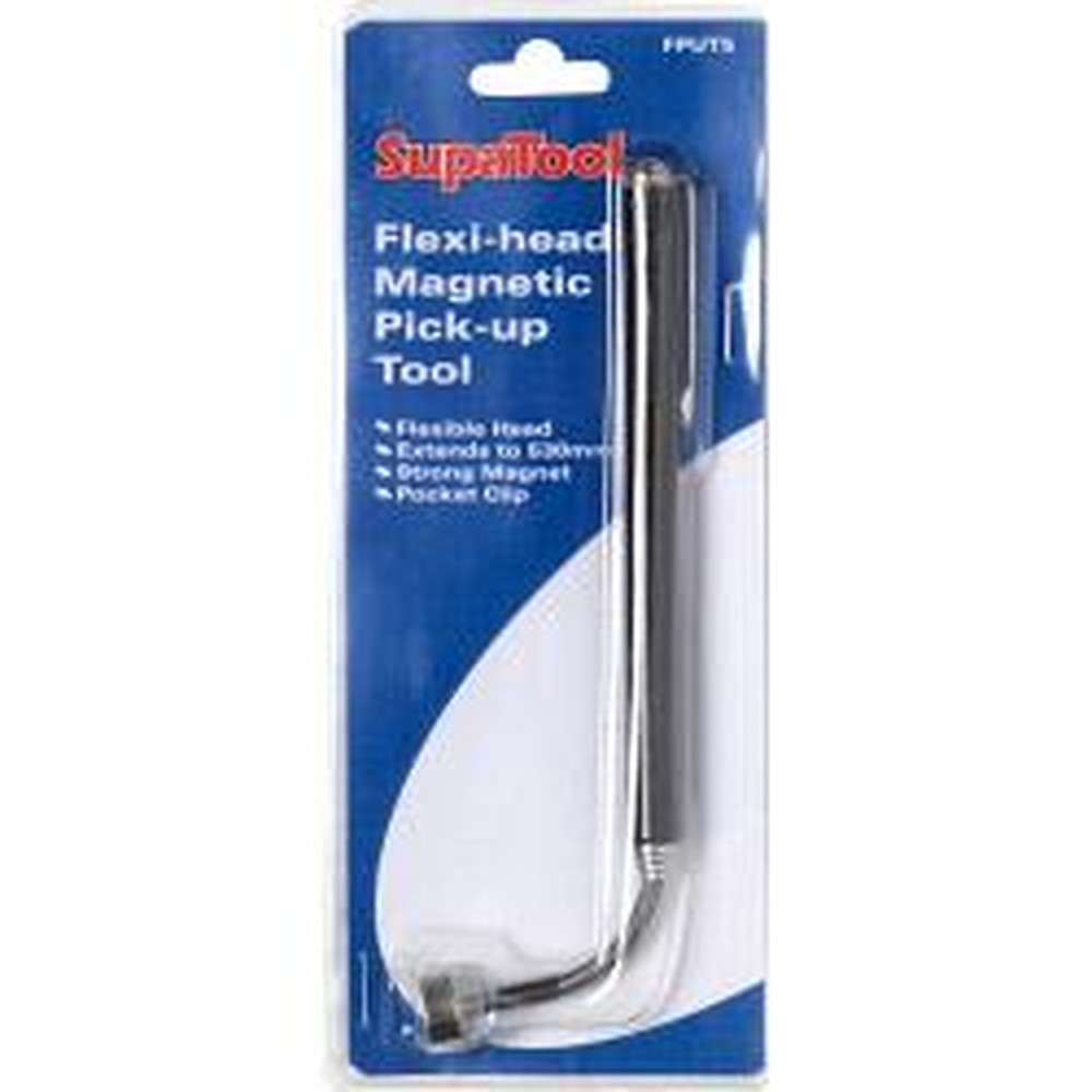 SupaTool Flexi-Head Magnetic Pick-Up Tool – Extendable 530mm Magnetic Retrieval Tool