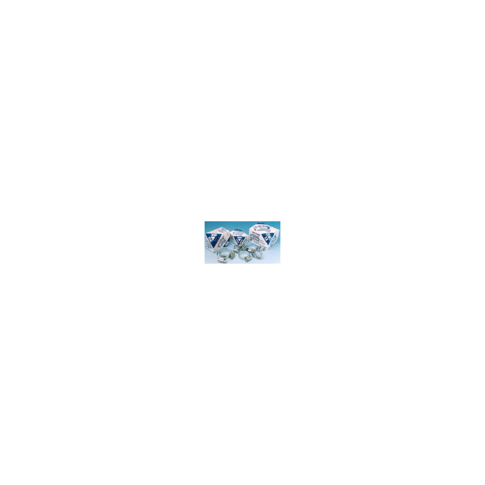 Jubilee Hose Clip - Mild Steel Zinc Plated 16 - 22mm Box 10