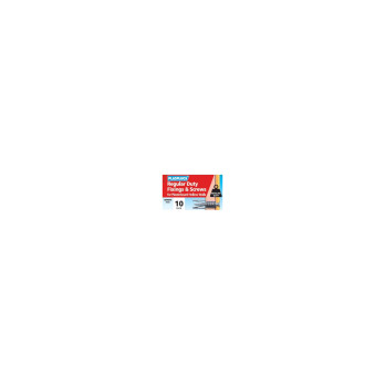 Plasplugs Regular Duty Fixings & Screws Pack 10