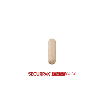 Securpak Wooden Dowels M10x40mm 30 Pack