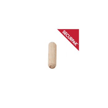 Securpak Wooden Dowels M6 x 30mm Pack 20