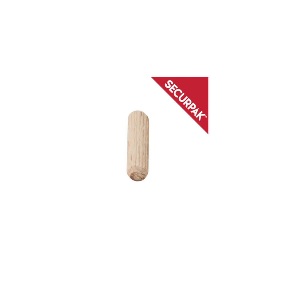 Securpak Wooden Dowels M8x30mm Pack 50