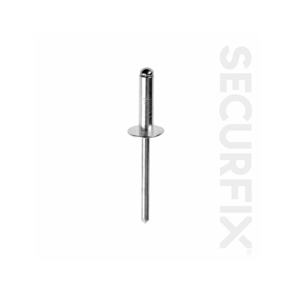 Securfix Blind Pop Rivets Csk 3/16X1/2 - Fasteners & Fixings