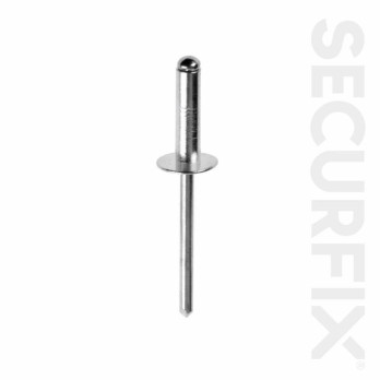 Securfix Blind Pop Rivets Csk 3/16X1/2 - Fasteners & Fixings