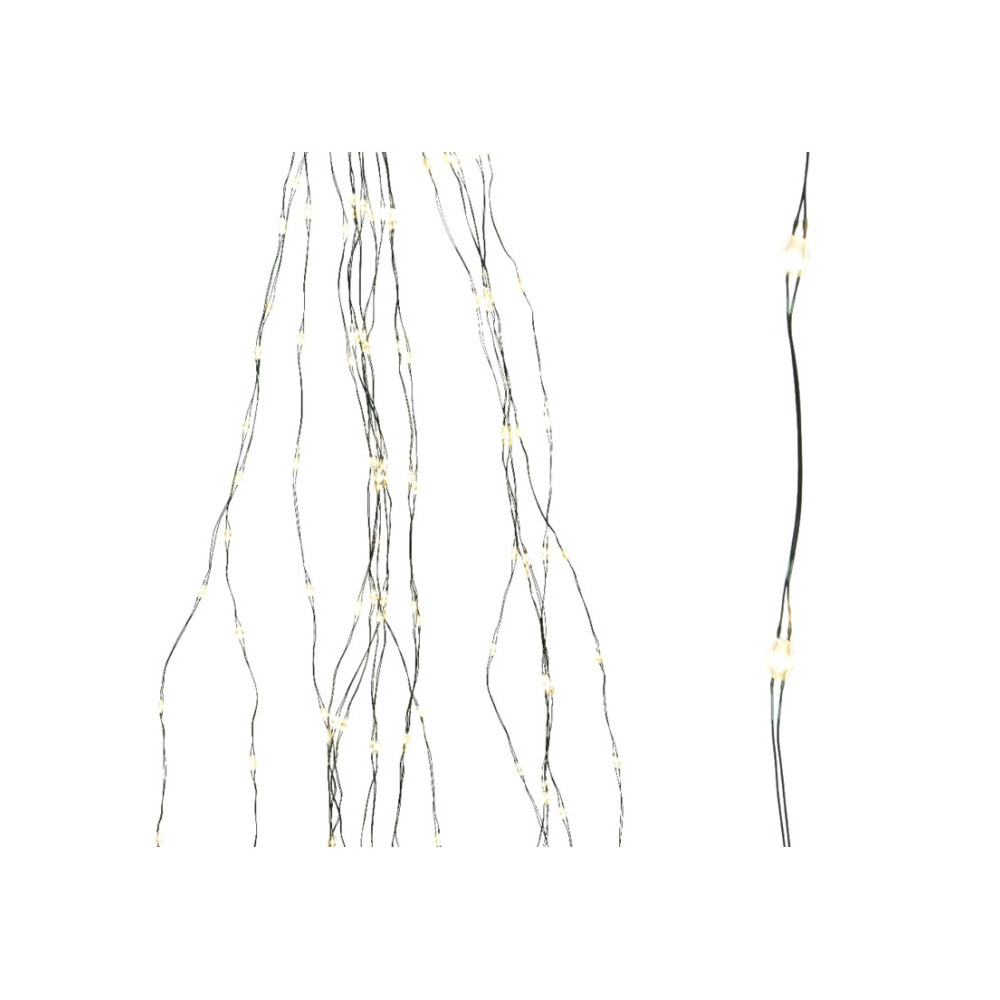 Kaemingk Micro LED Outdoor Tree Lights Warm White/Green Cable