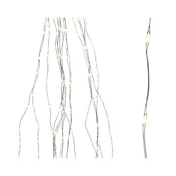 Kaemingk Micro LED Outdoor Tree Lights Warm White/Green Cable