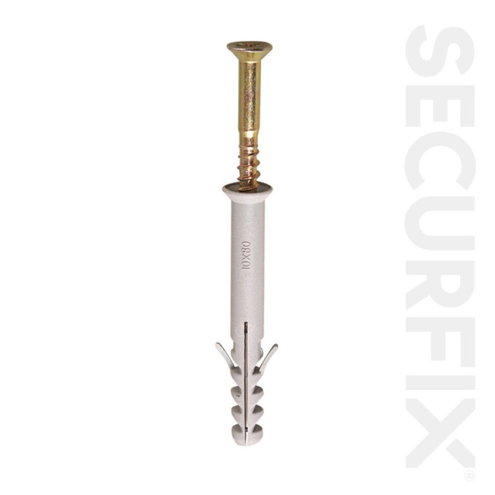 Securfix Frame Fixings M10 x 140mm Pack of 10 – Heavy Duty Wall & Frame Fixings