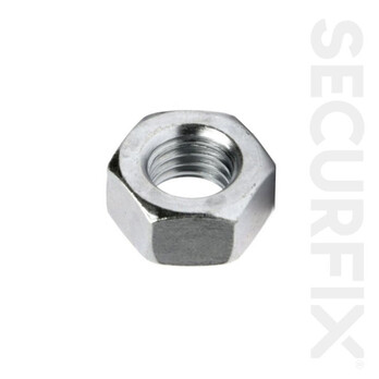 Securfix Hexagon Nuts ZP M5 Pack 180 - High-Quality Fasteners for Various Applications