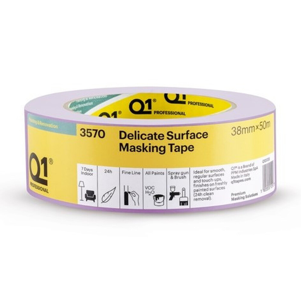 Q1 Delicate Surface Masking Tape 38mm x 50m