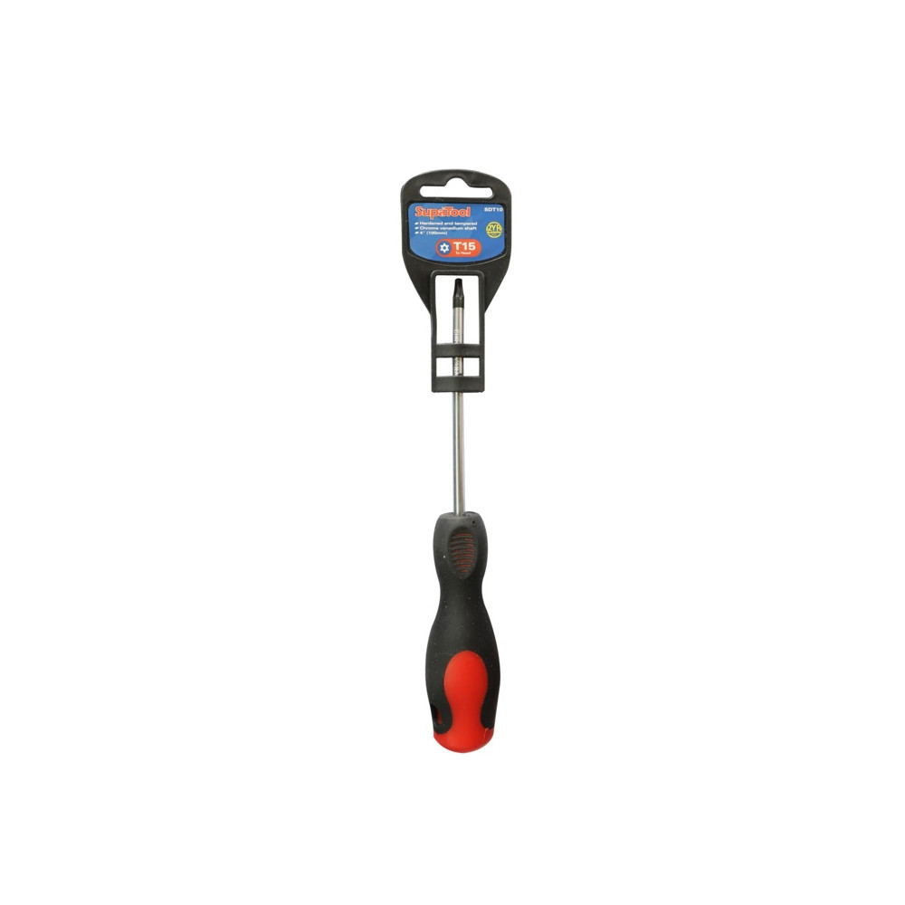 SupaTool TX T15 Screwdriver 100mm – Torx Head Screwdriver