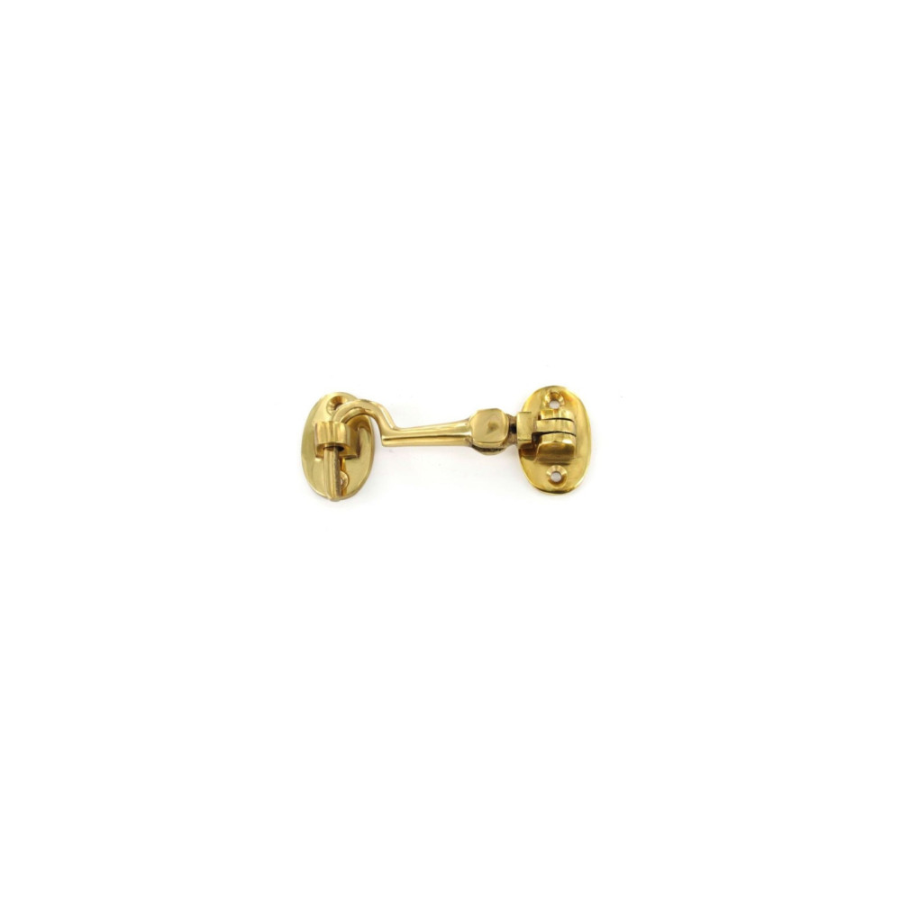 Securit Brass Cabin Hook Silent Type 100mm