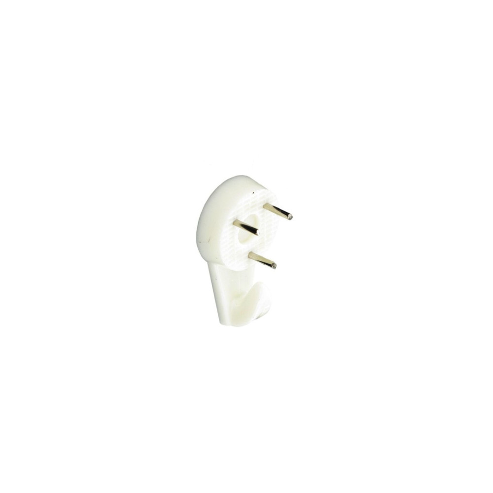 Securit Hard Wall Picture Hooks White (3) 30mm