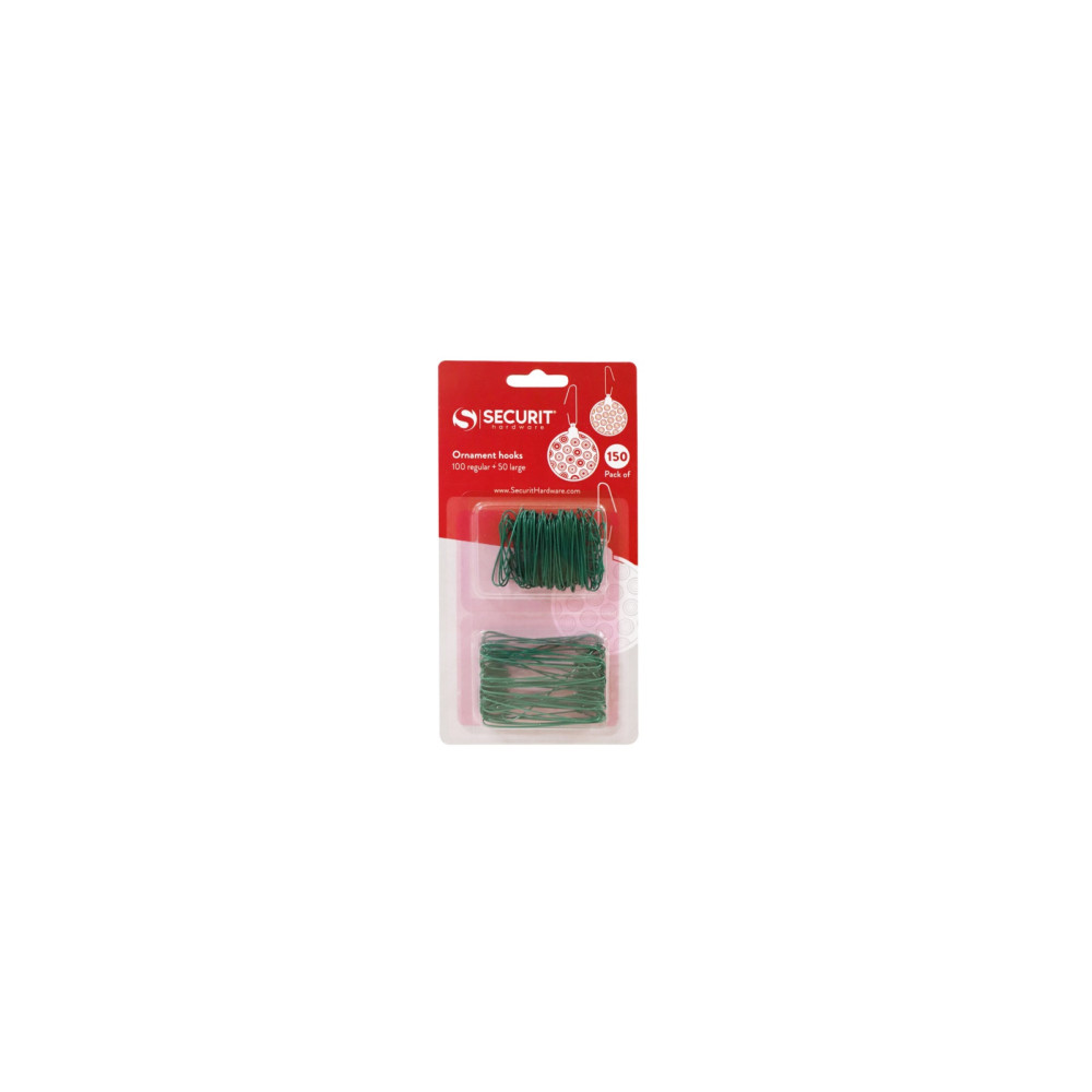 Securit Ornament Hooks 100 Regular + 50 Large