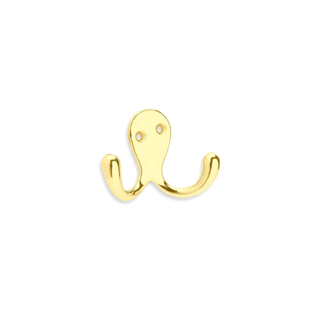 Securit Double Robe Hooks (2) EB 70mm