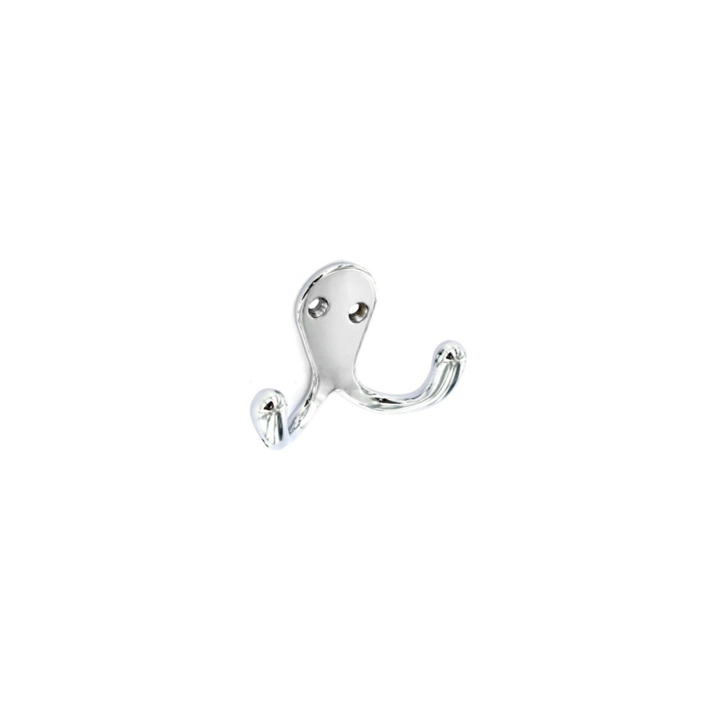 Securit Double Robe Hooks (2) CP 70mm