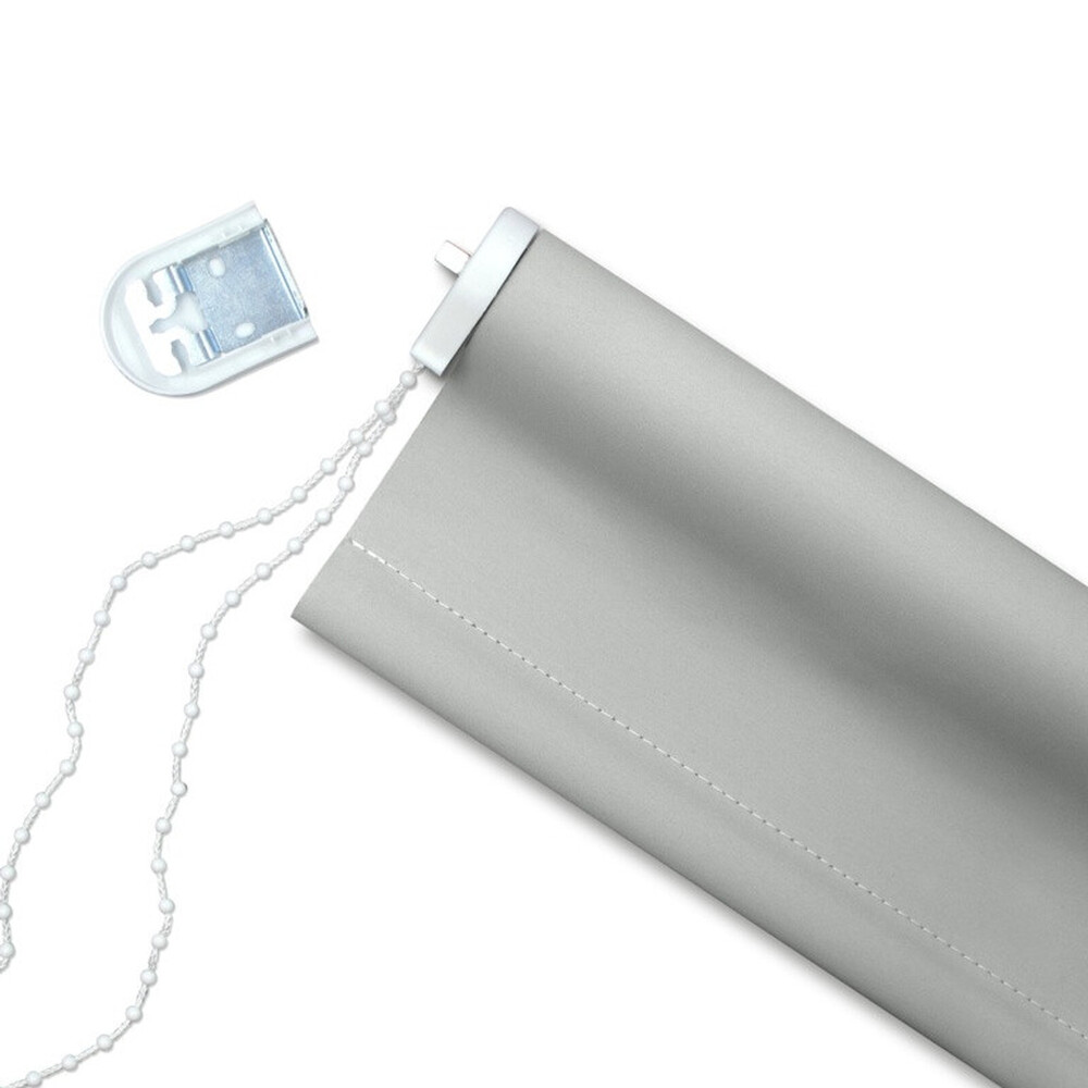 RENAISSANCE Blackout Roller Blind Silver 60cm – Child‑safe, Thermal, 160cm Drop