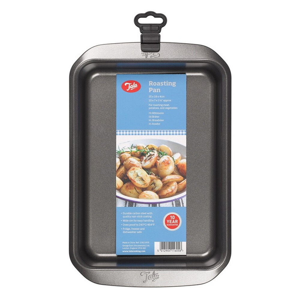 Tala Small Roaster 18 x 25cm – Carbon Steel with Whitford Xylan Non‑Stick
