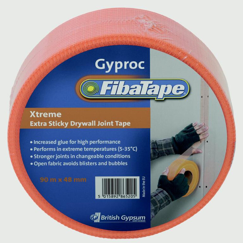 Gyproc Fibatape Xtreme 90m Self‑Adhesive Tape