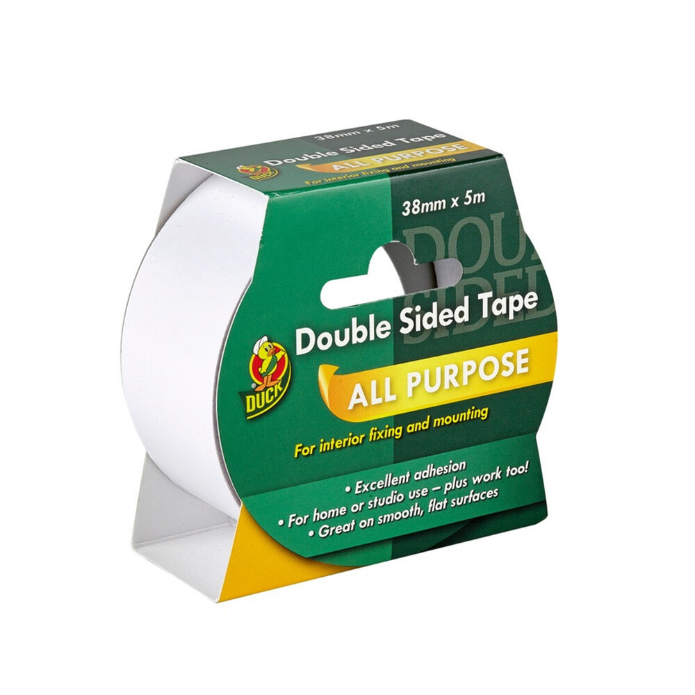Duck Tape Double Sided Tape 38mm x 5m – Excellent Adhesion
