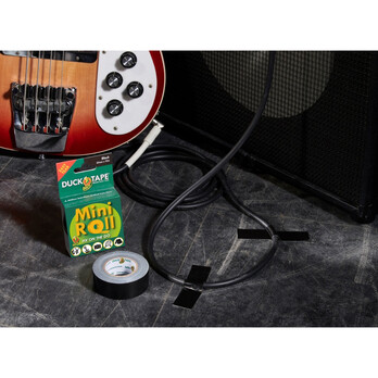 Duck Tape Black Mini Roll 25mm x 10m