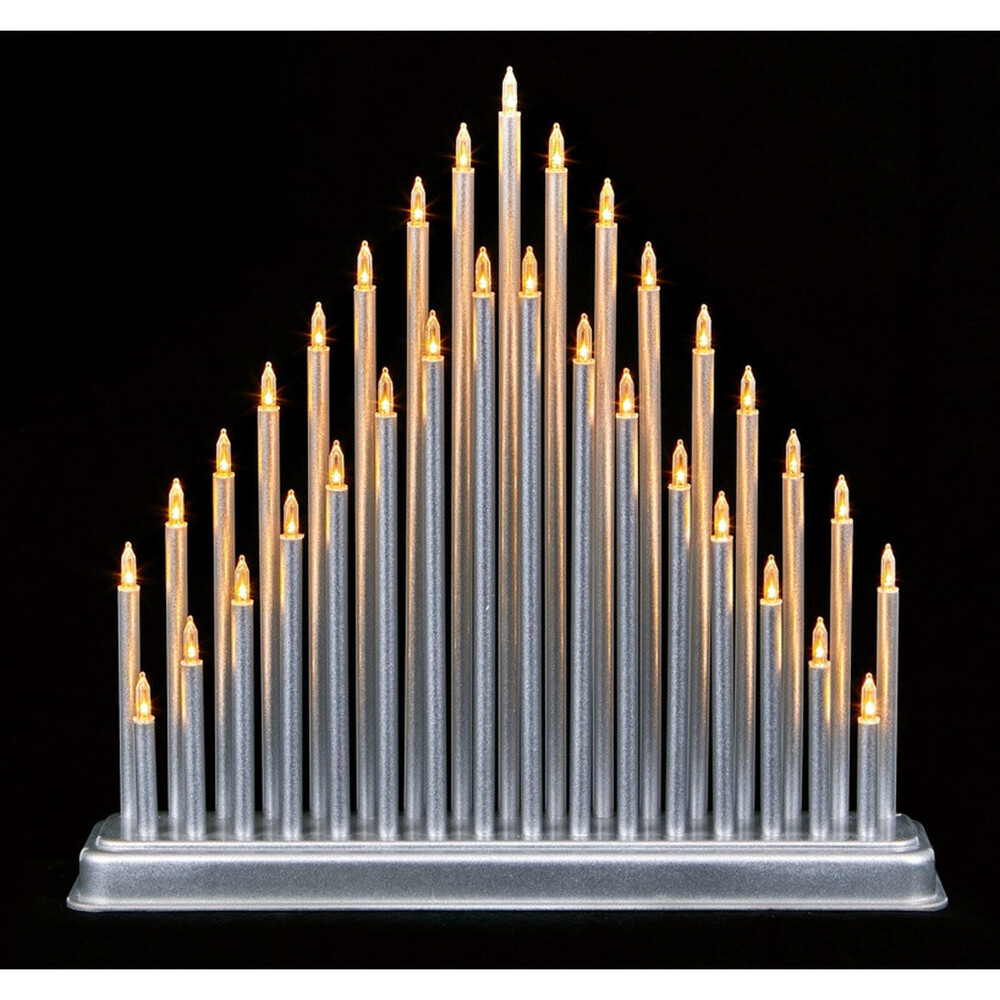 Premier 33 Light Silver Candlebridge 34cm