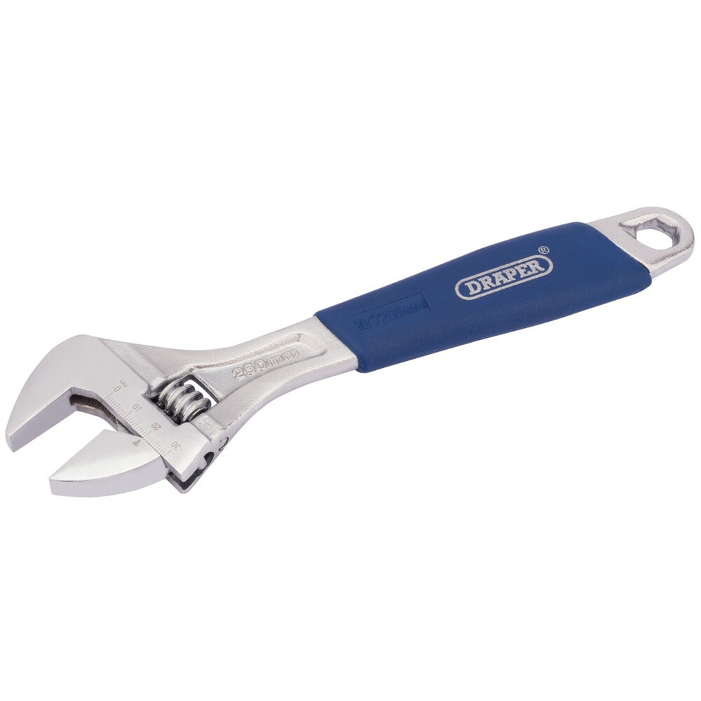 Draper Adjustable Wrench Soft Grip 250mm
