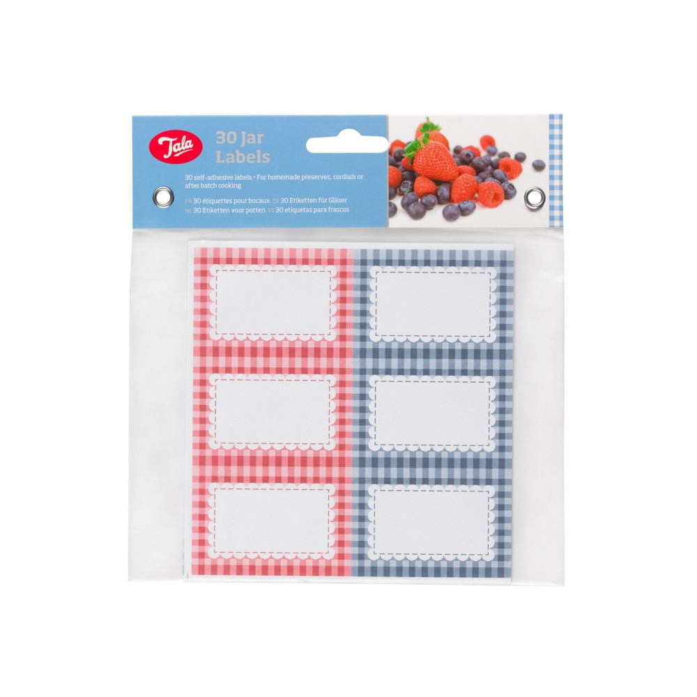Tala Everyday Gingham Preserving Labels Pack of 30