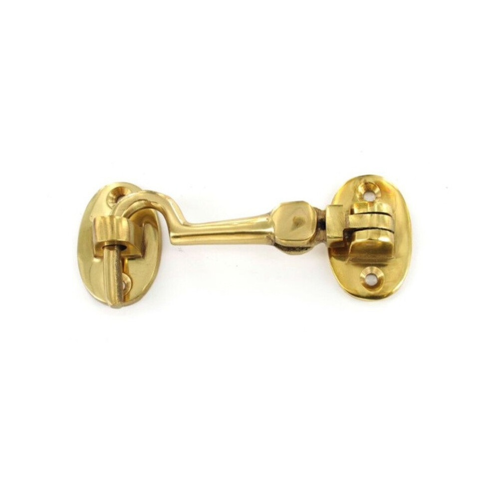 Securit Brass Cabin Hook Silent Type 200mm – Door Holding Hook