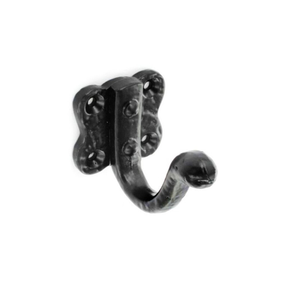 Securit Antique Coat Hooks (2) 50mm – 50mm Antique Coat Hooks for Hanging Clothing