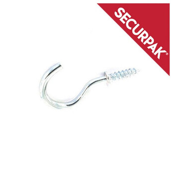 Securpak Cup Hook ZP 25mm Pack 15 – Indoor/Outdoor Use
