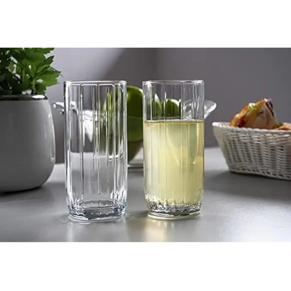 Pasabahce Leia Long Drink Glass Pack 3 310ml – Durable, Easy‑Grip Glassware