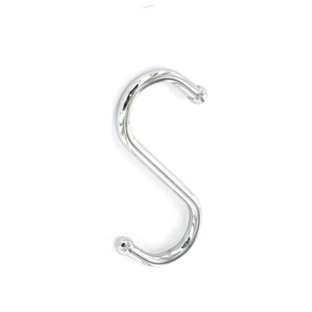Securit Utensil Hooks Ball Tip (4) CP 100mm – CP Finish, 4 Pieces, 100mm Length