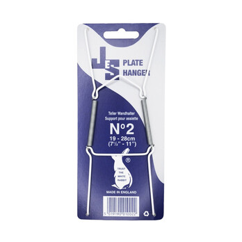 JES Wire Plate Hanger No2 – 0.6 cm Depth, 20 cm Height