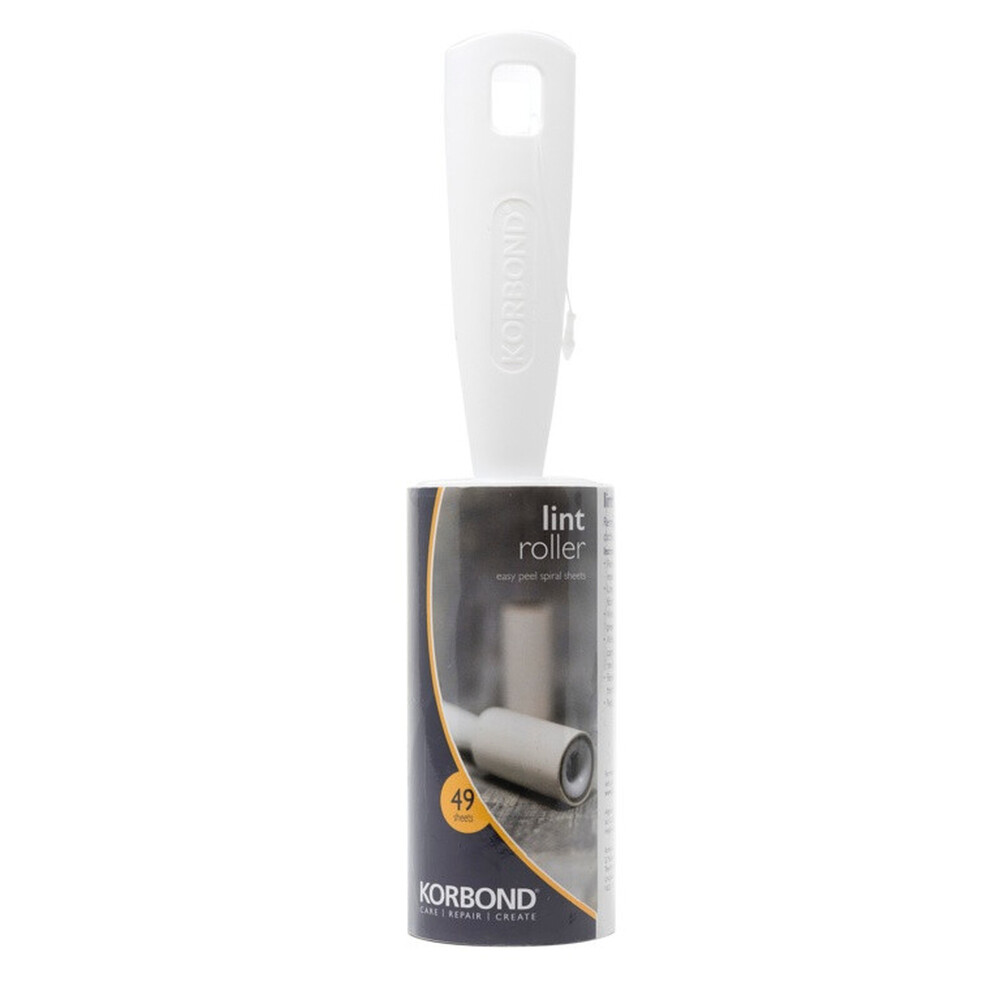 Korbond Lint Roller 49 Sheets – Spiral Wound Lint Remover