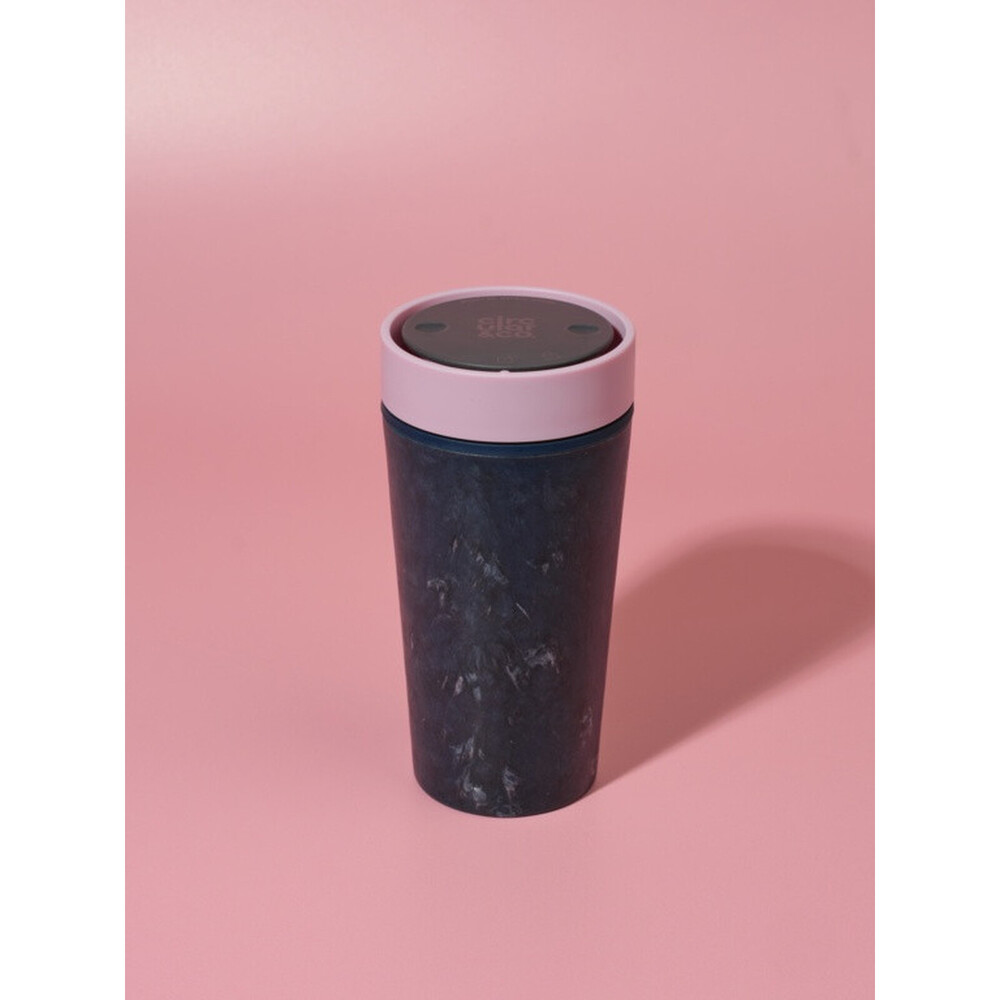Circular&Co Recycled Fabric Cup Pink – Leakproof, 1.5‑hour Hot Hold