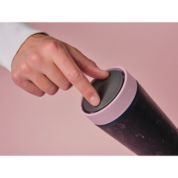 Circular&Co Recycled Fabric Cup Pink – Leakproof, 1.5‑hour Hot Hold