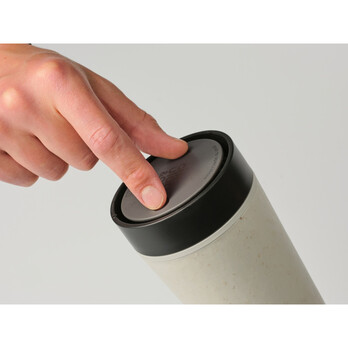 Circular&Co Recycled Paper Cup Black – Leakproof, 10‑Year Durable, 360° Drinking