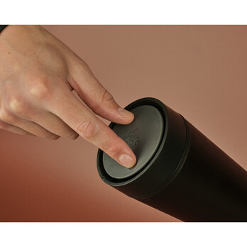 Circular&Co Recycled Coffee Waste Cup Black – Leakproof, 10‑Year Durable, BPA‑Free, 360° Drinking