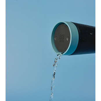 Circular&Co Recycled Fabric Cup Blue – Leakproof, 10‑year durable, 1.5h heat retention
