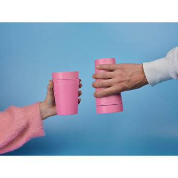Circular&Co Recycled Bubble Gum Cup Pink – Leakproof, 10‑Year Use