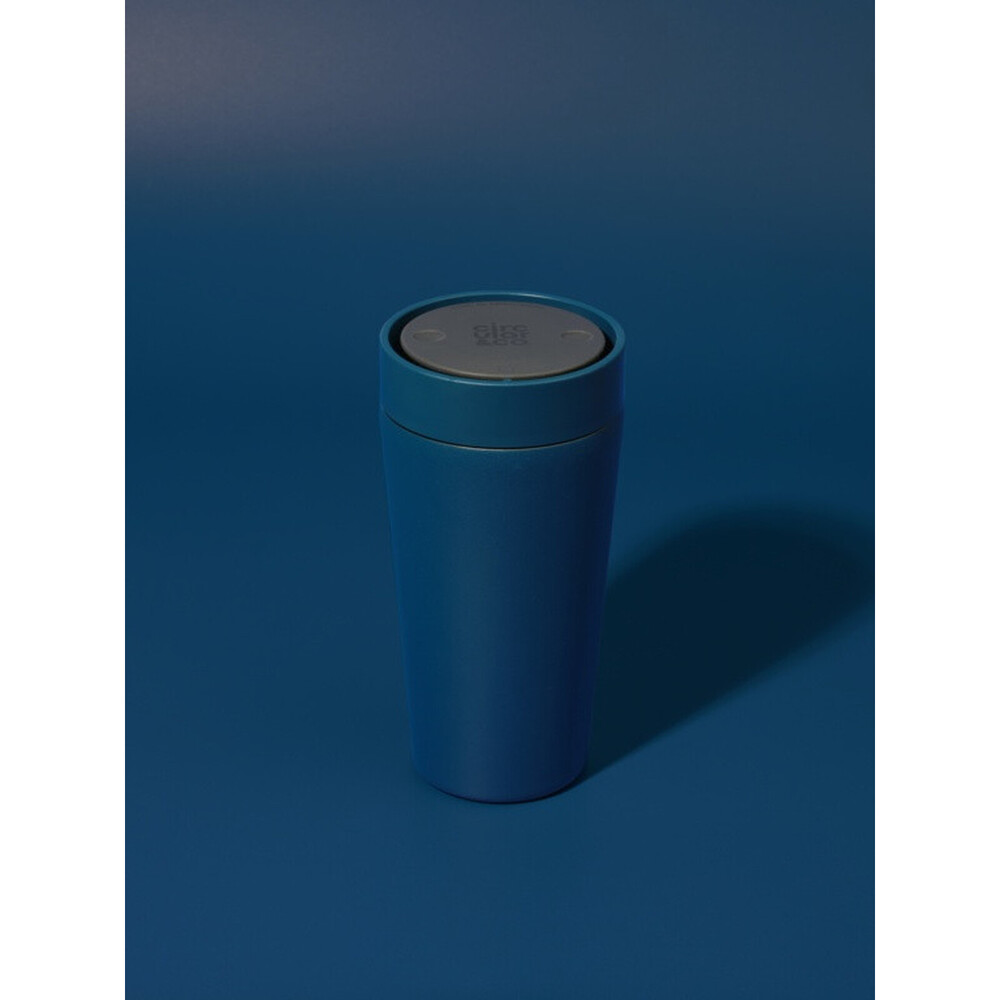 Circular&Co Recycled Steel Cup Midnight Blue – Leakproof, 90% Recycled, BPA‑Free, 1.5h Heat Retention