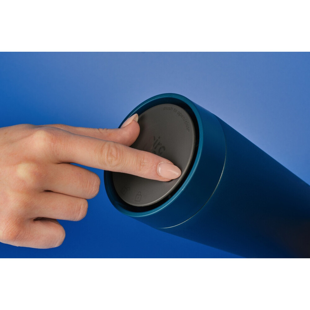 Circular&Co Recycled Steel Cup Midnight Blue – Leakproof, 90% Recycled, BPA‑Free, 1.5h Heat Retention