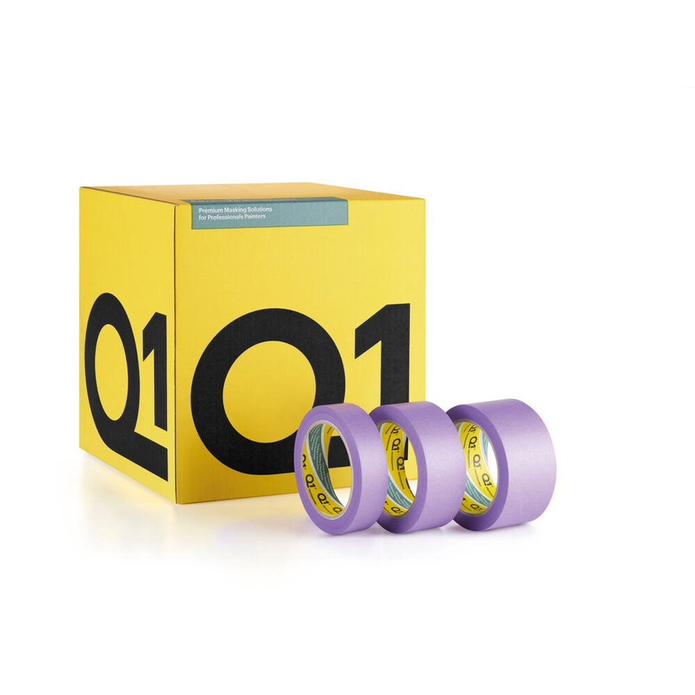 Q1 Delicate Surface Masking Tape 25mm x 50m – Smooth Finish Touch‑Ups