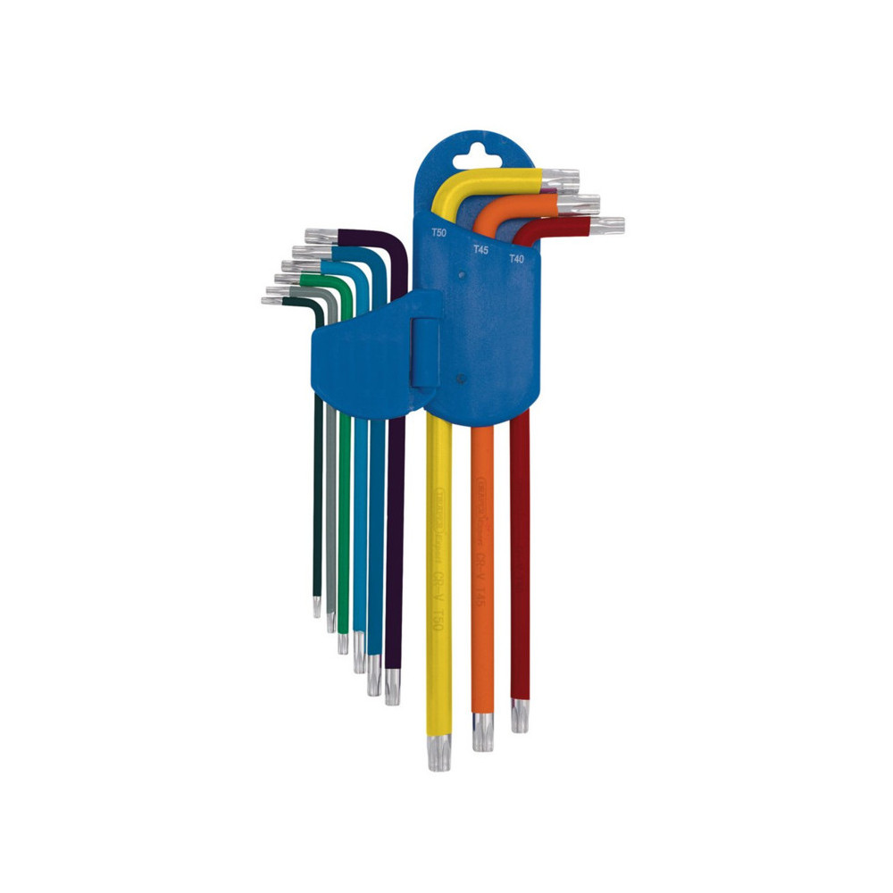 Draper Expert Tx-Star Extra Long Arm Key Set 9 Piece