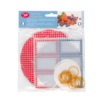 Tala Everyday Gingham Jam Pot Cover Set