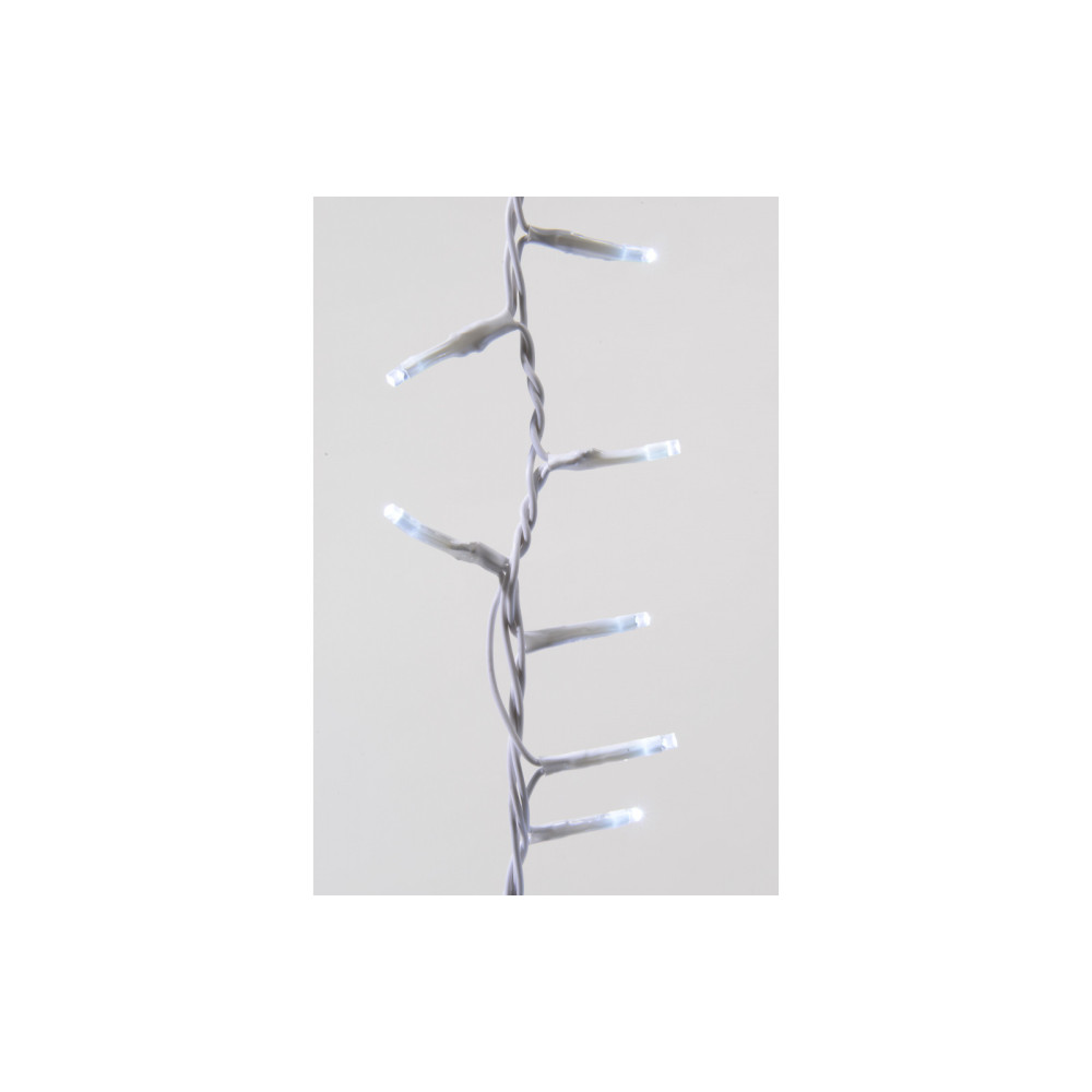 Lumineo 1000 LED Compact Twinkle Lights Cool White/White