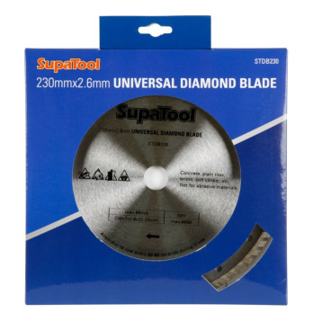 SupaTool Universal Diamond Blade 230x2.6mm  