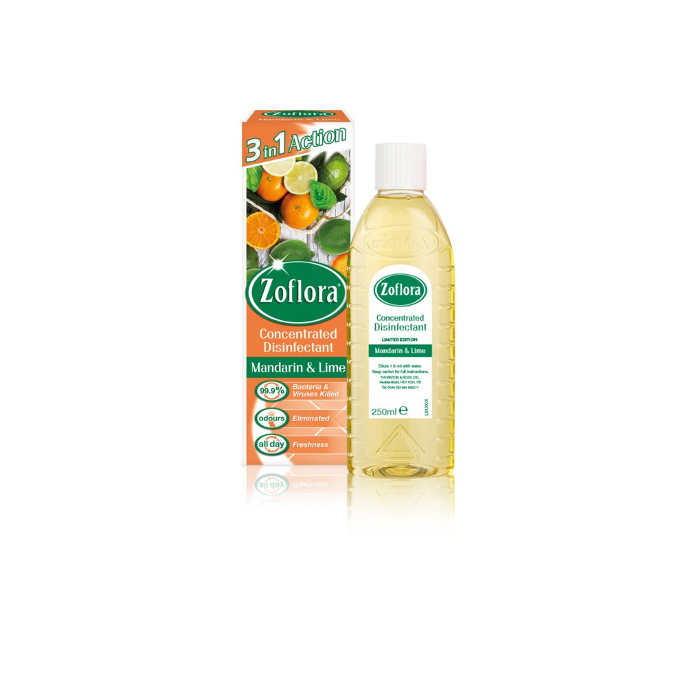 Zoflora Disinfectant 250ml Mandarin & Lime