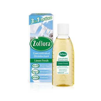 Zoflora Disinfectant 120ml Linen Fresh