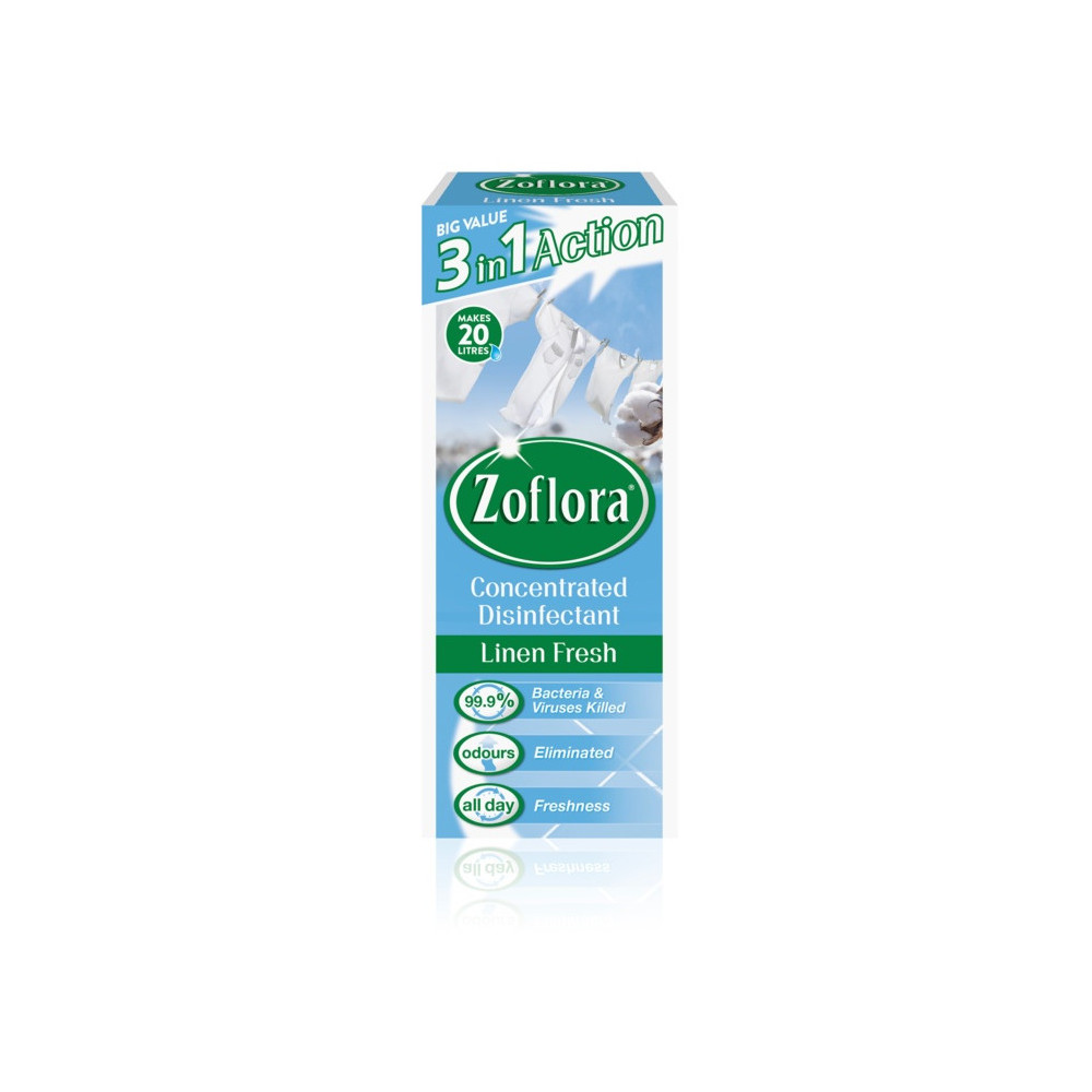 Zoflora Disinfectant 500ml Linen Fresh